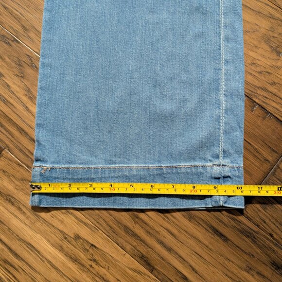 American Eagle baggy wide leg jeans blue size 00 regular - Picture 9 of 16